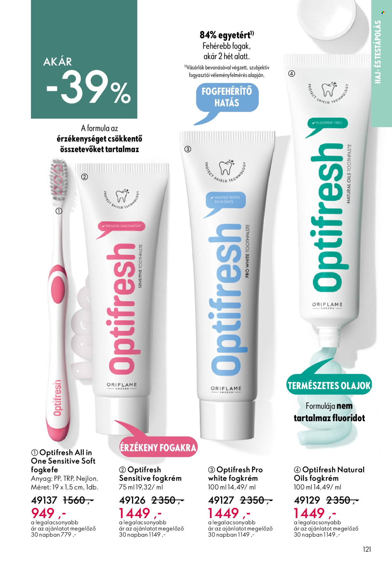 Oriflame akciós újságok - 2026.04.15 - 2026.05.05. Oldal 121