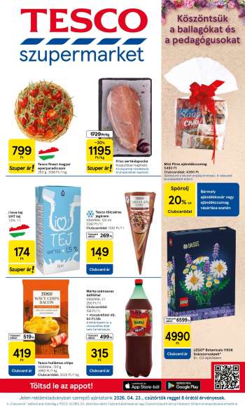 Újság TESCO - 2026.04.23 - 2026.04.29.