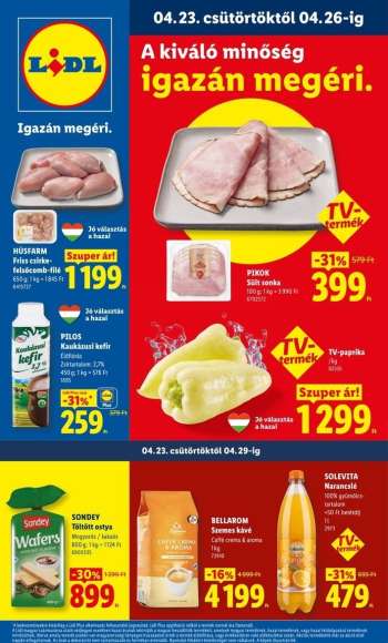 Újság Lidl - 2026.04.23 - 2026.04.29.