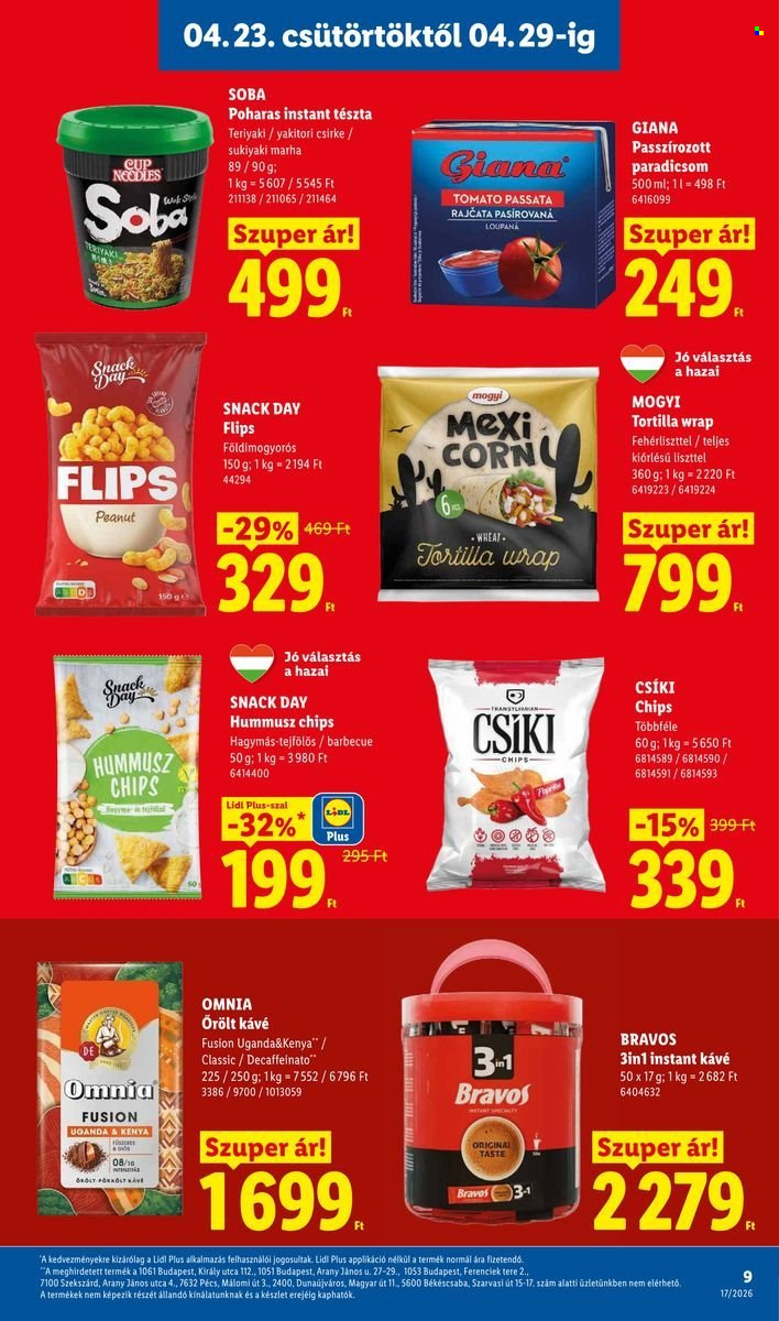 Lidl akciós újságok - 2026.04.23 - 2026.04.29. Oldal 9