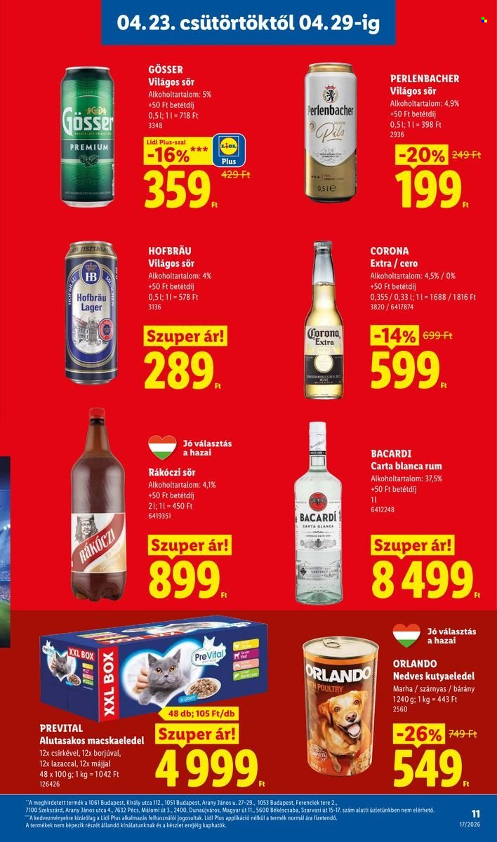 Lidl akciós újságok - 2026.04.23 - 2026.04.29. Oldal 11