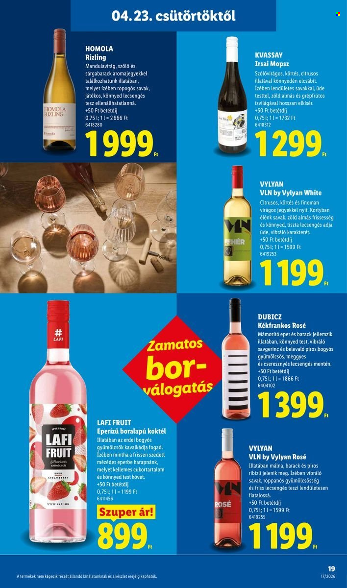 Lidl akciós újságok - 2026.04.23 - 2026.04.29. Oldal 19