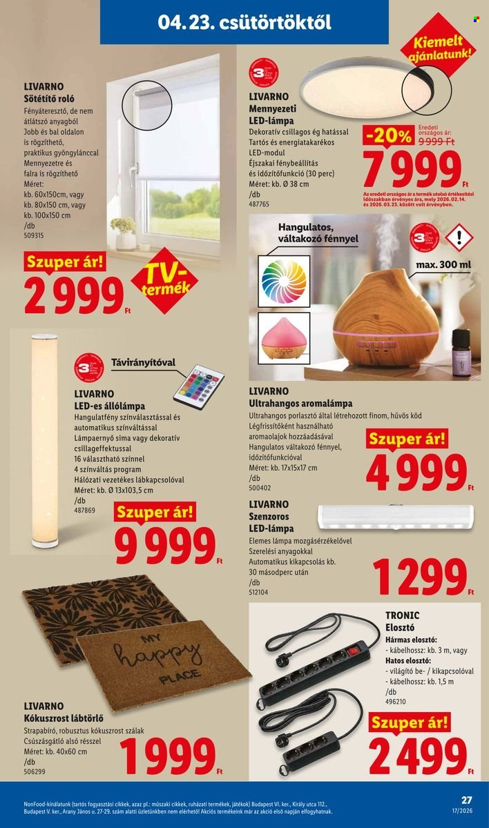 Lidl akciós újságok - 2026.04.23 - 2026.04.29. Oldal 27