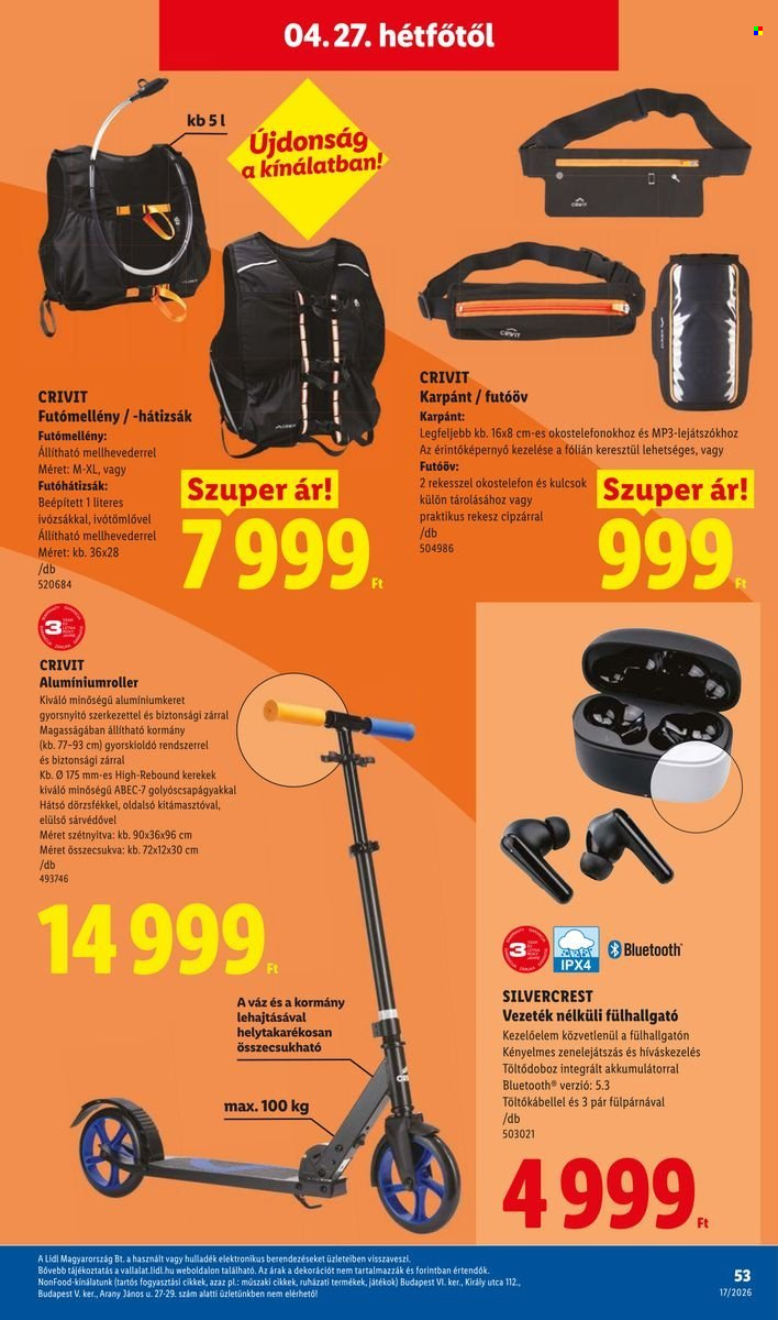 Lidl akciós újságok - 2026.04.23 - 2026.04.29. Oldal 53