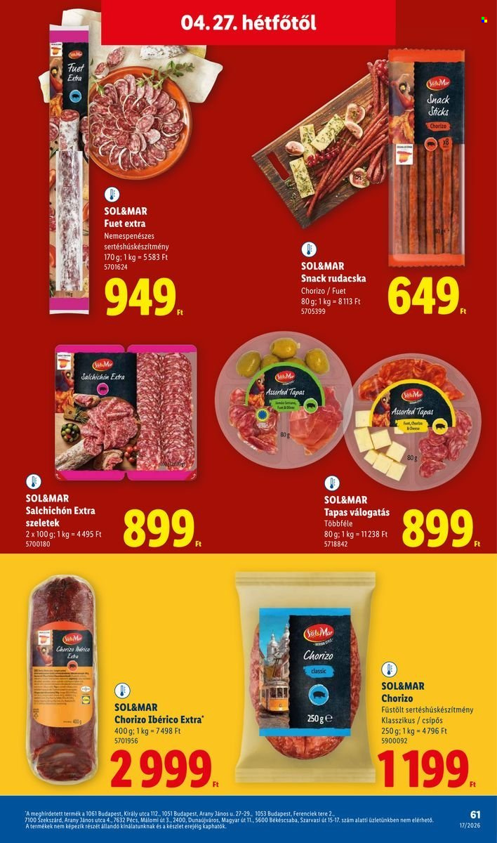 Lidl akciós újságok - 2026.04.23 - 2026.04.29. Oldal 61