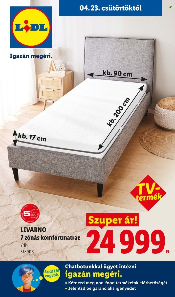 Lidl akciós újságok - 2026.04.23 - 2026.04.29. Oldal 1