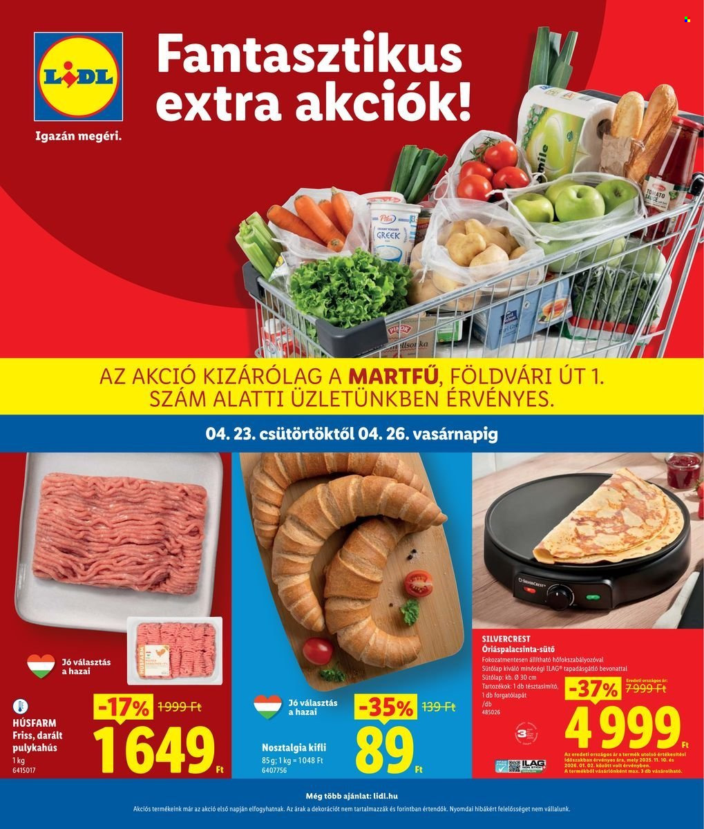 Lidl akciós újságok - 2026.04.23 - 2026.04.26. Oldal 1