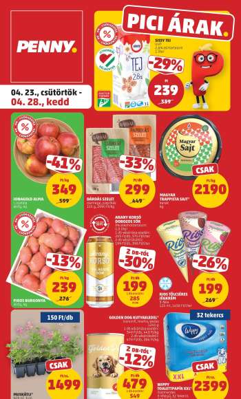 Újság Penny Market - 2026.04.23 - 2026.04.28.