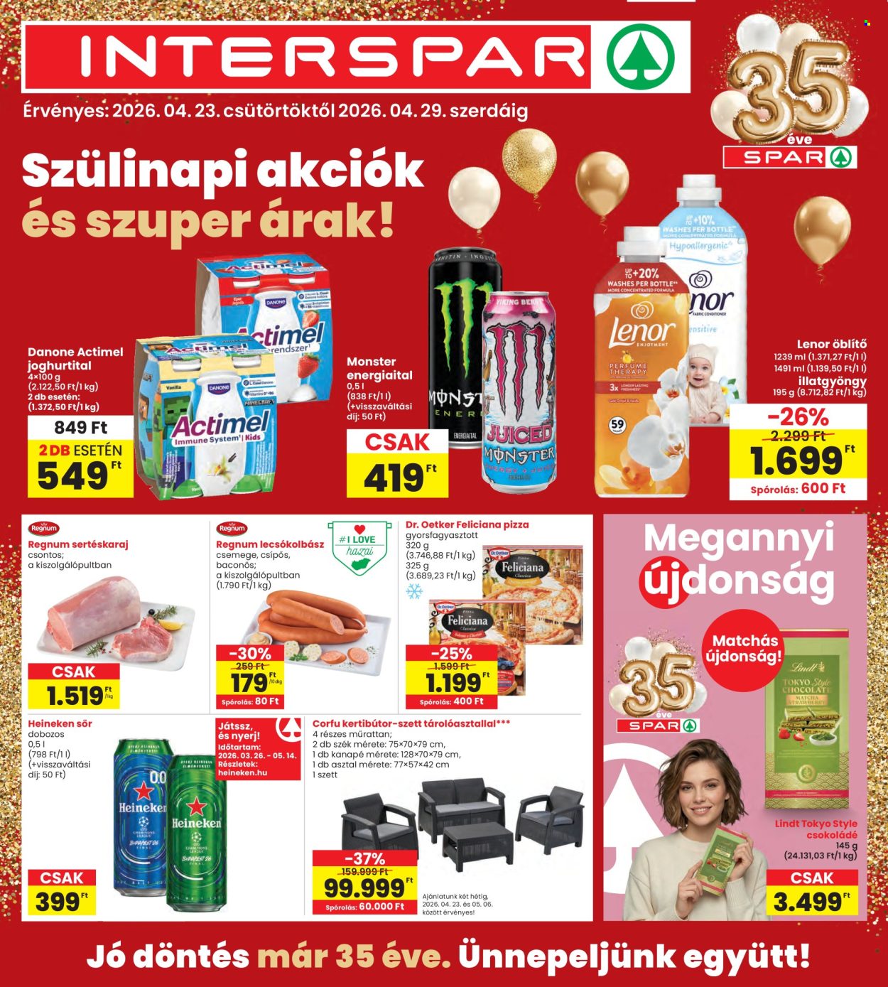 INTERSPAR akciós újságok - 2026.04.23 - 2026.04.29. Oldal 1