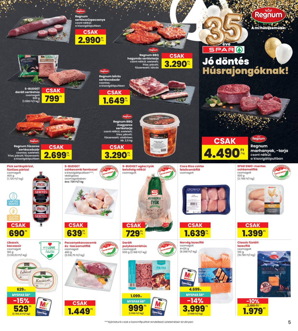INTERSPAR akciós újságok - 2026.04.23 - 2026.04.29. Oldal 5