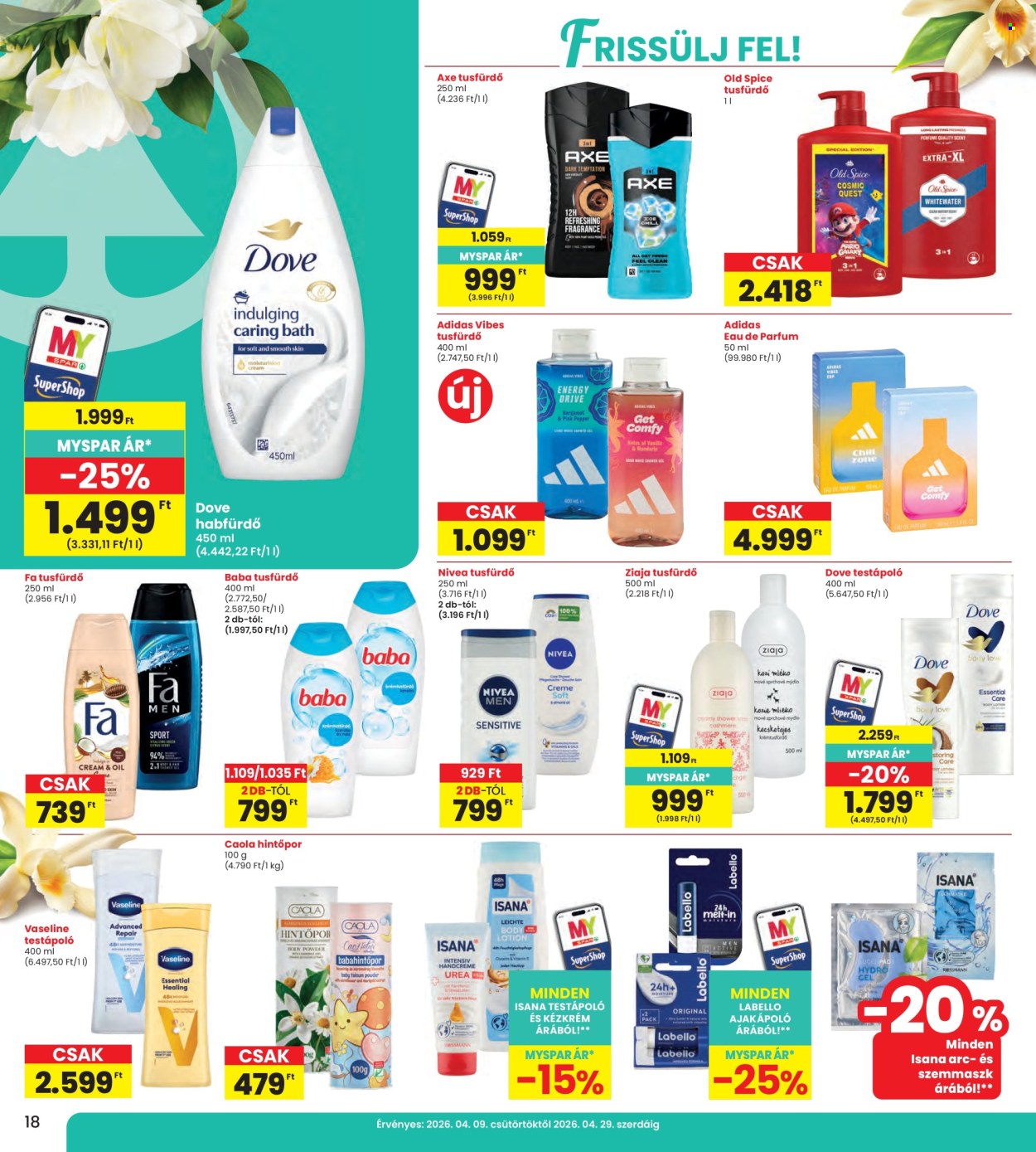 INTERSPAR akciós újságok - 2026.04.23 - 2026.04.29. Oldal 18