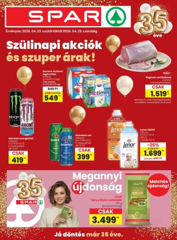 Újság SPAR - 2026.04.23 - 2026.04.29.