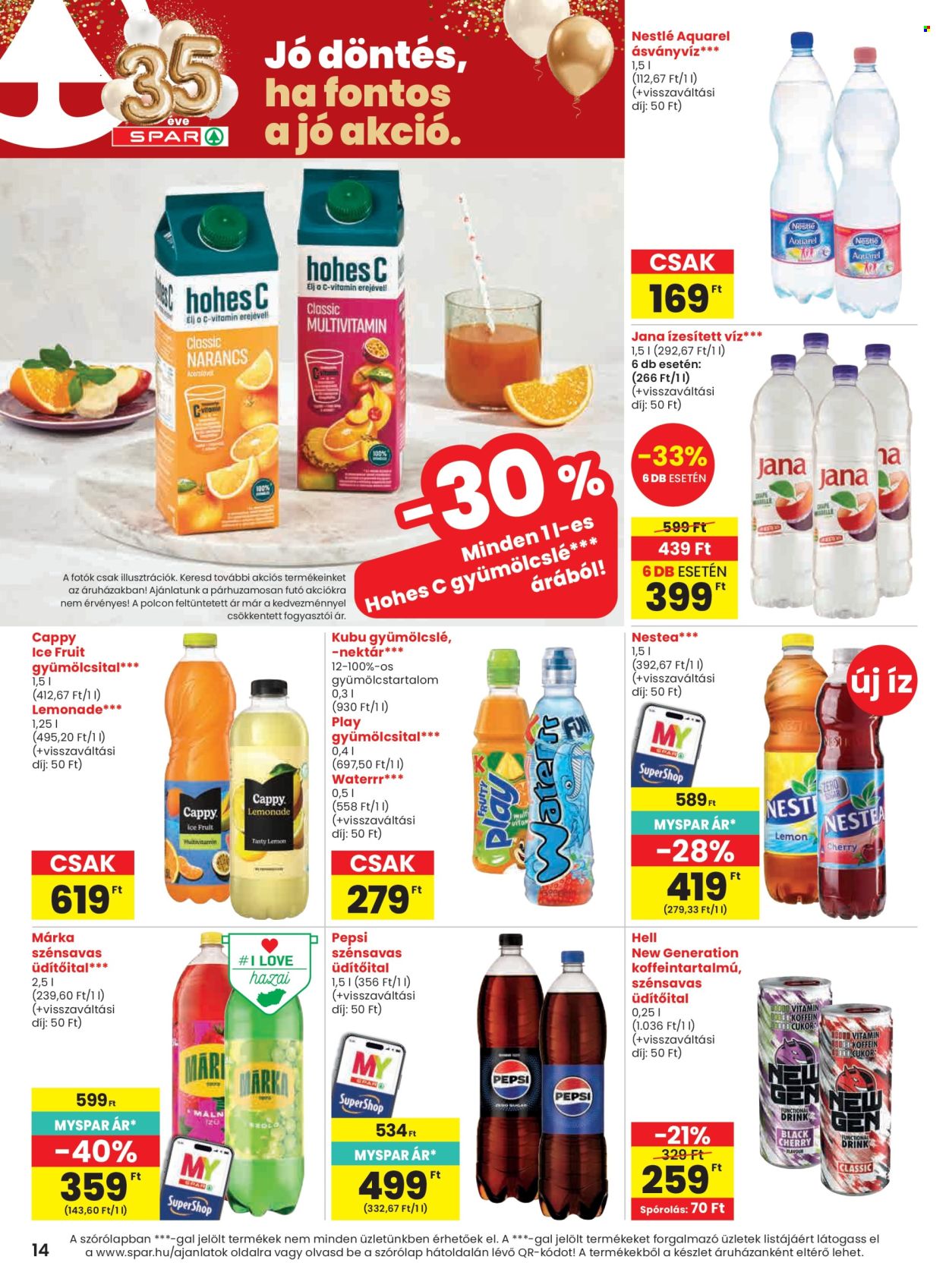 SPAR akciós újságok - 2026.04.23 - 2026.04.29. Oldal 14