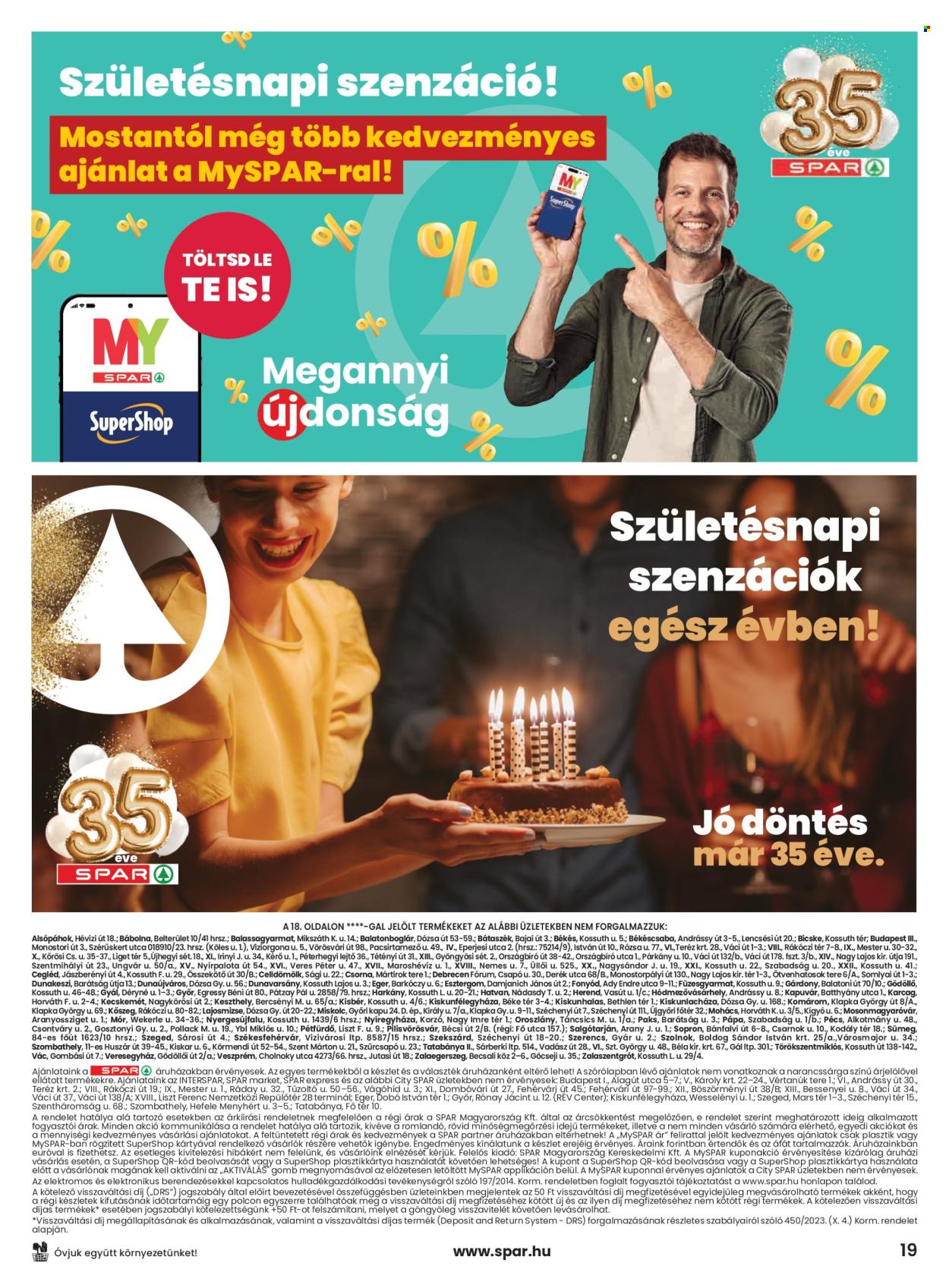 SPAR akciós újságok - 2026.04.23 - 2026.04.29. Oldal 19