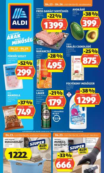Újság Aldi - 2026.04.23 - 2026.04.29.