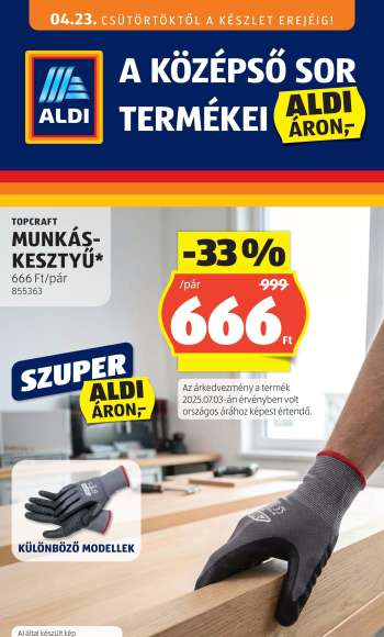 Újság Aldi - 2026.04.23 - 2026.04.29.