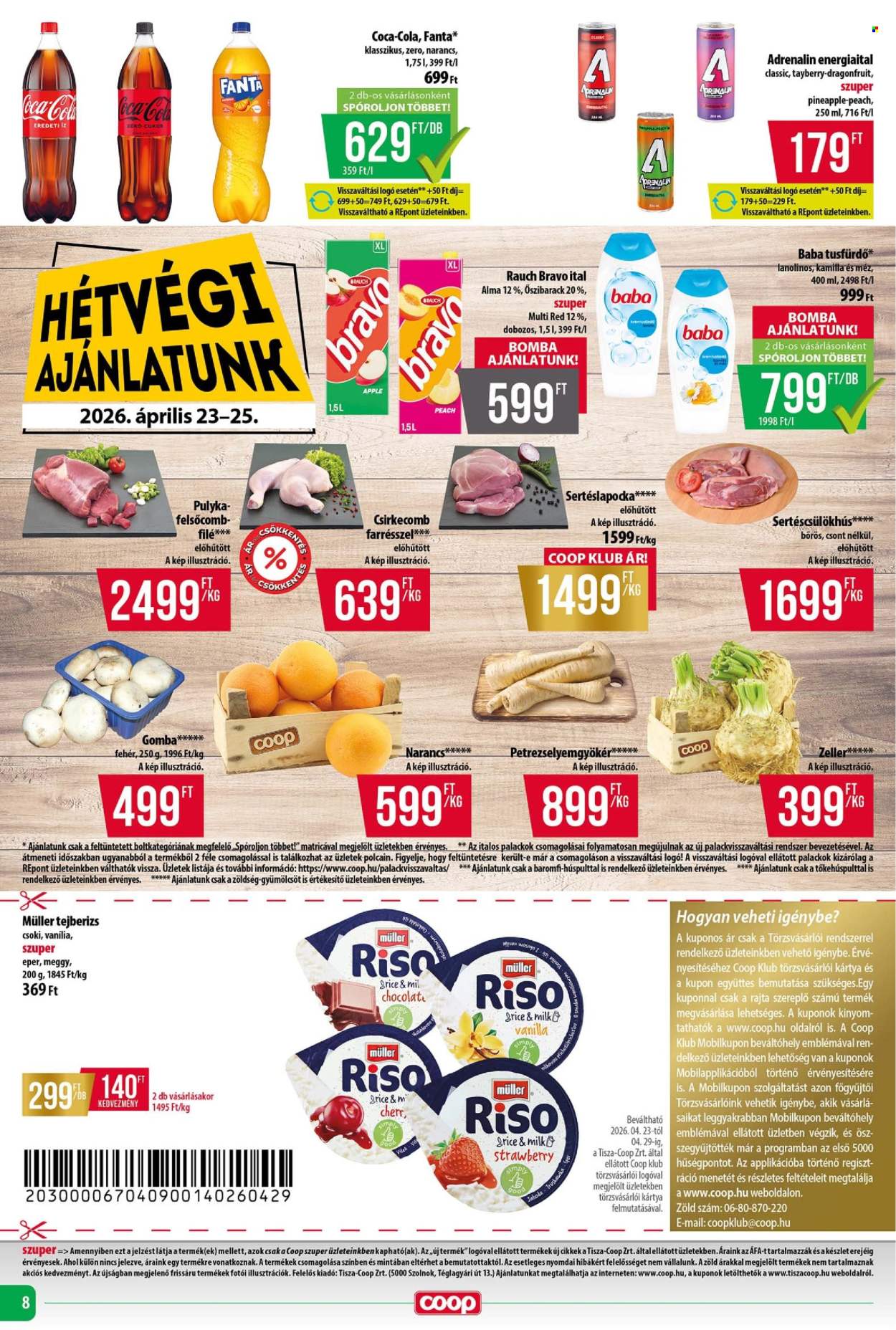 Coop akciós újságok - 2026.04.23 - 2026.04.29. Oldal 8
