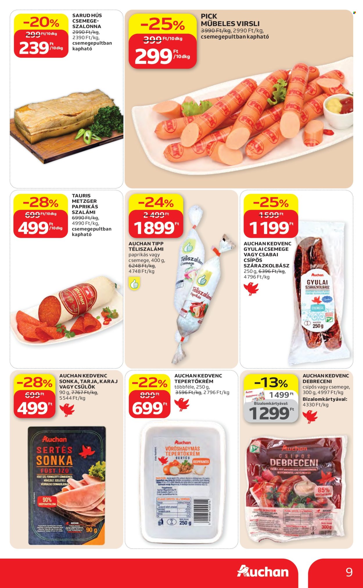 Auchan akciós újságok - 2026.04.23 - 2026.04.29. Oldal 9