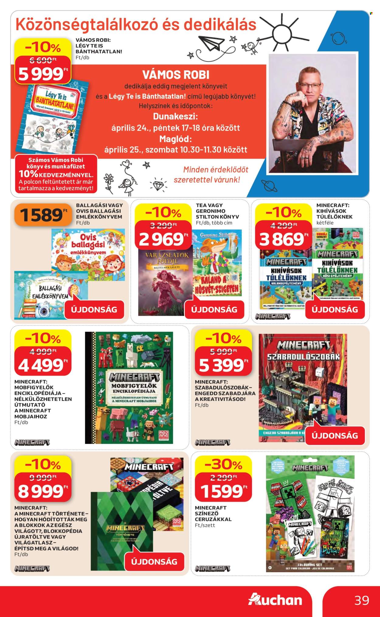 Auchan akciós újságok - 2026.04.23 - 2026.04.29. Oldal 39