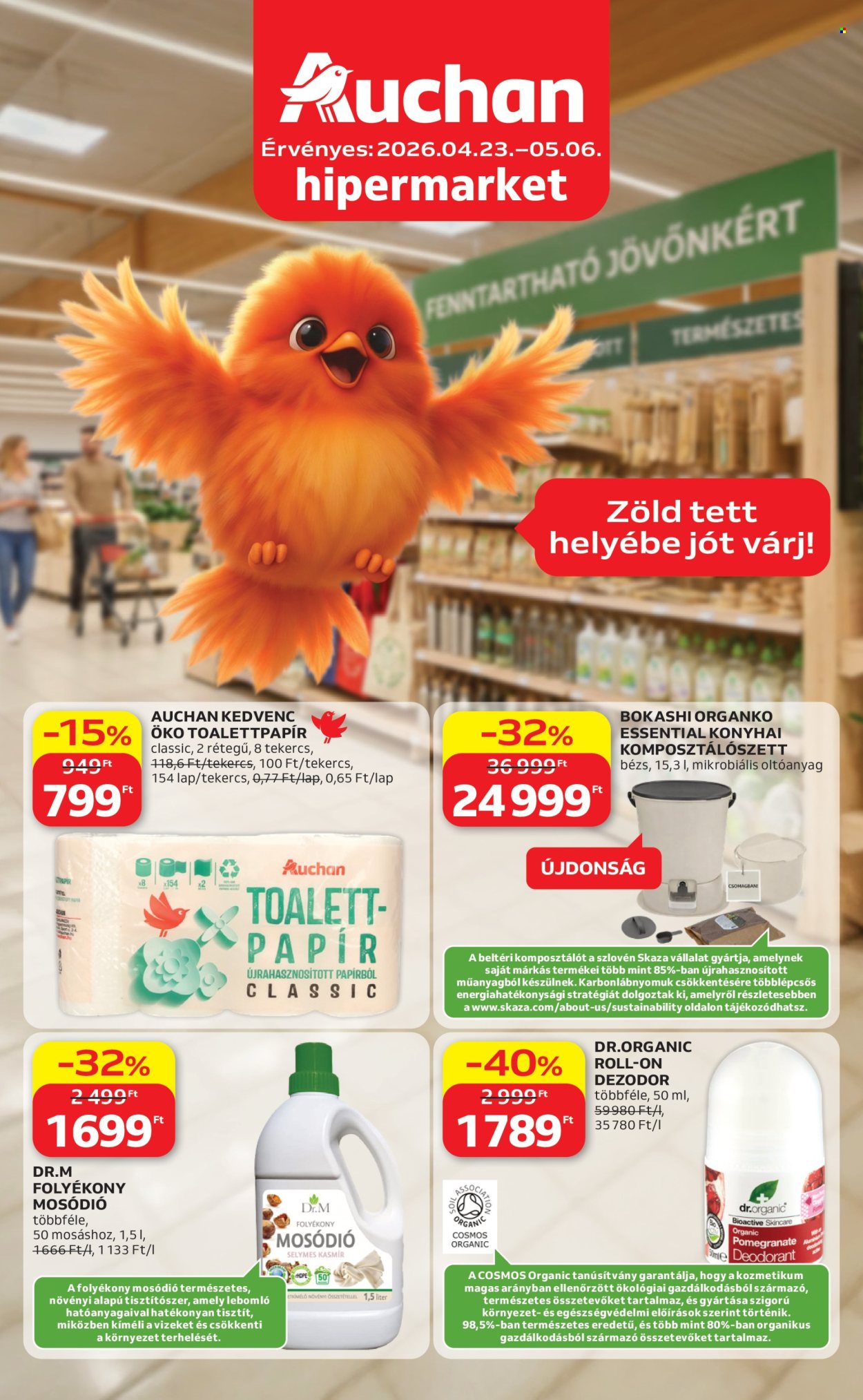 Auchan akciós újságok - 2026.04.23 - 2026.05.06. Oldal 1