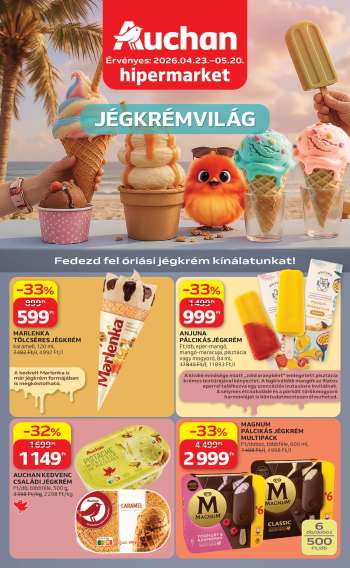 Újság Auchan - 2026.04.23 - 2026.05.20.