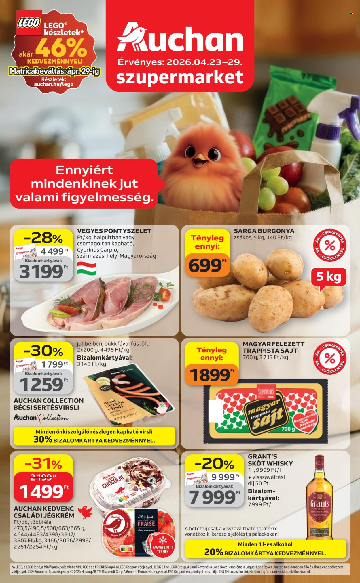 Auchan akciós újságok - 2026.04.23 - 2026.04.29. Oldal 1