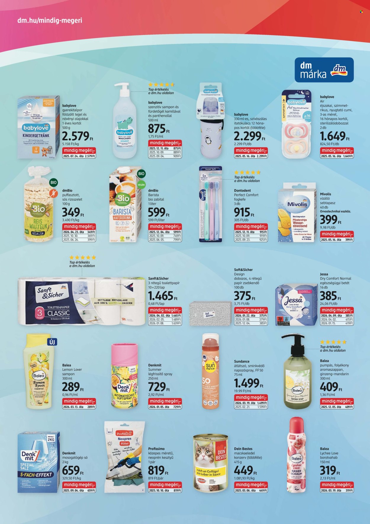 dm drogerie markt akciós újságok - 2026.04.23 - 2026.05.06. Oldal 2