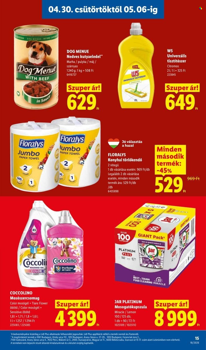 Lidl akciós újságok - 2026.04.30 - 2026.05.06. Oldal 15