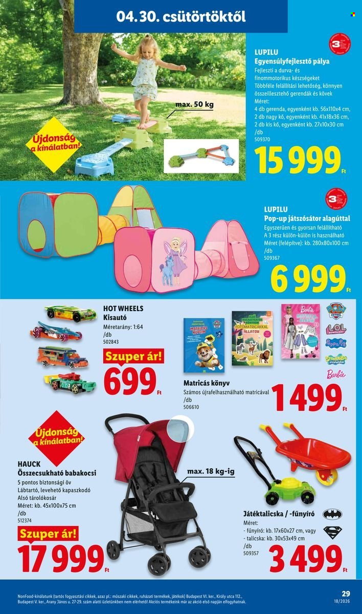 Lidl akciós újságok - 2026.04.30 - 2026.05.06. Oldal 29