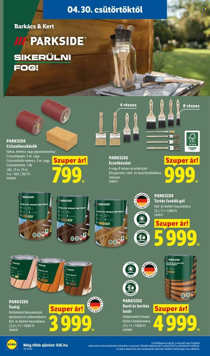Lidl akciós újságok - 2026.04.30 - 2026.05.06. Oldal 34