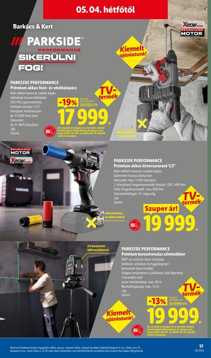 Lidl akciós újságok - 2026.04.30 - 2026.05.06. Oldal 17