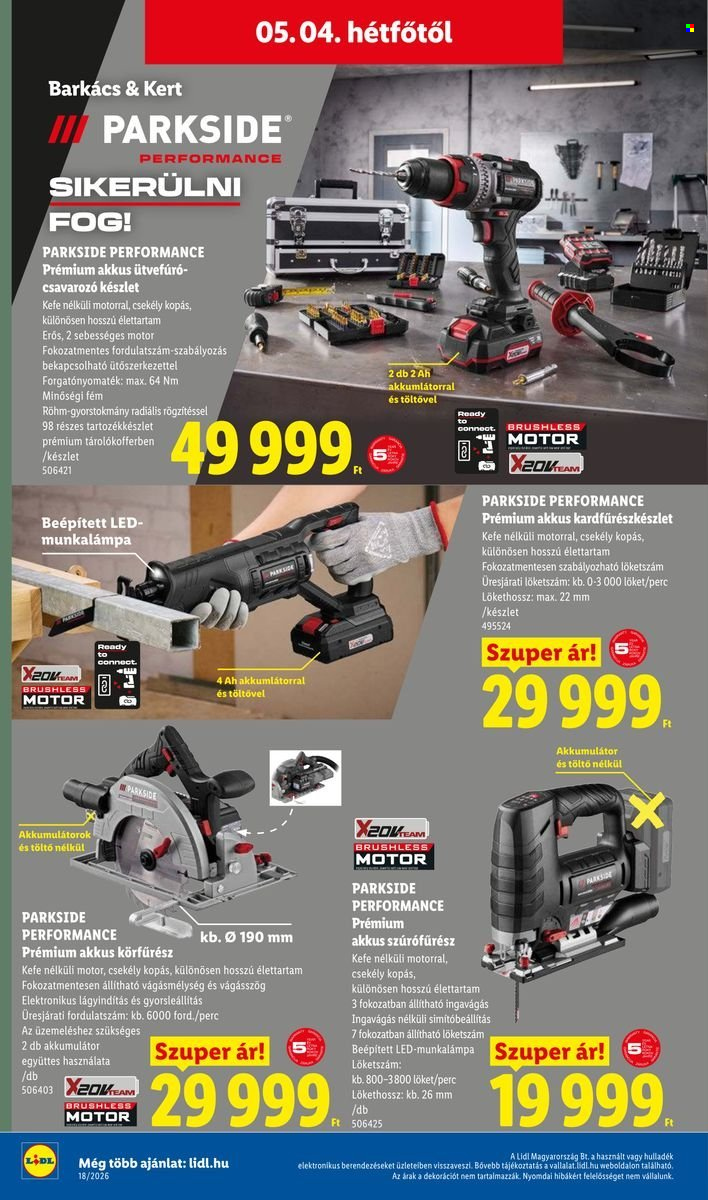 Lidl akciós újságok - 2026.04.30 - 2026.05.06. Oldal 18