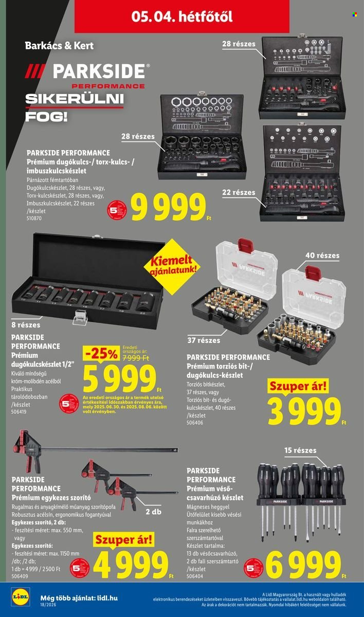 Lidl akciós újságok - 2026.04.30 - 2026.05.06. Oldal 20