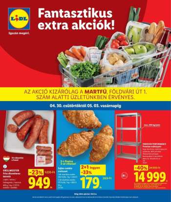 Újság Lidl - 2026.04.30 - 2026.05.03.