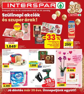 Újság INTERSPAR - 2026.04.30 - 2026.05.06.