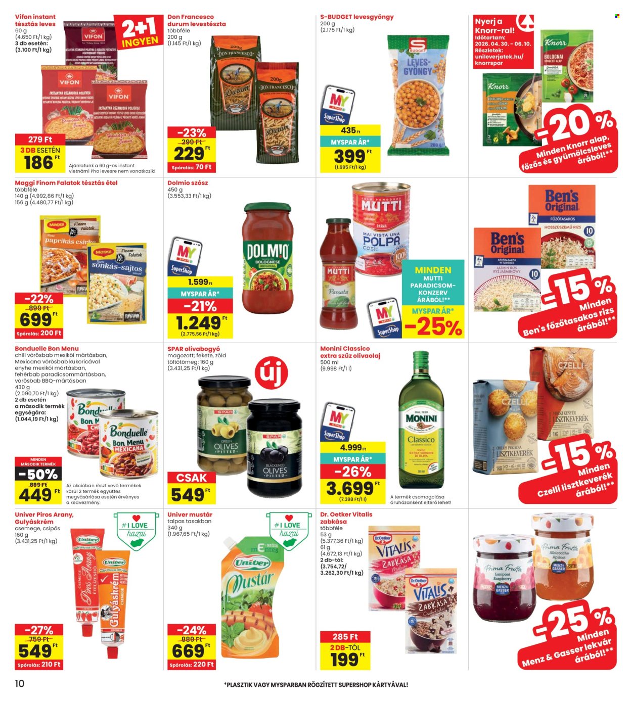 INTERSPAR akciós újságok - 2026.04.30 - 2026.05.06. Oldal 10