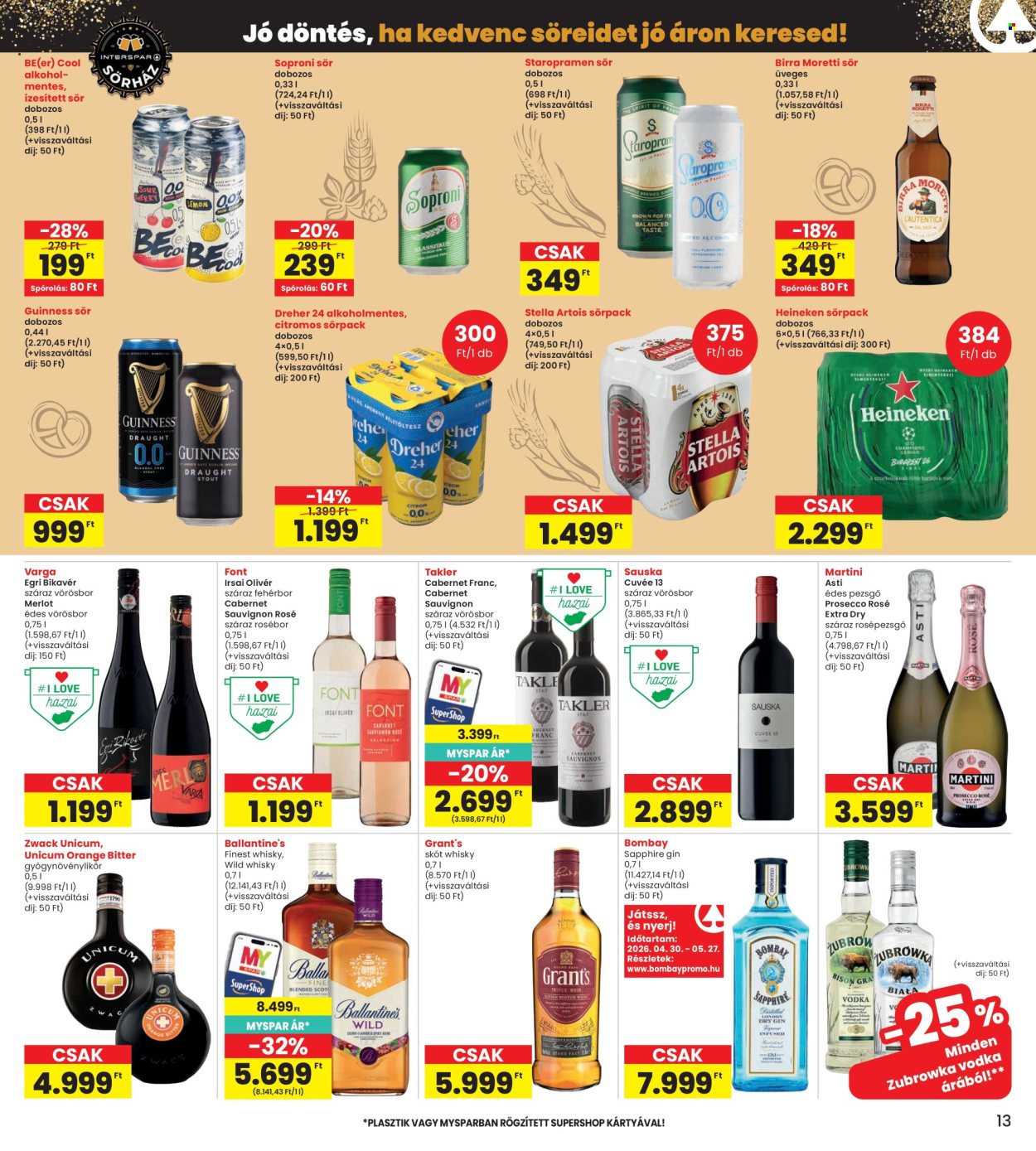 INTERSPAR akciós újságok - 2026.04.30 - 2026.05.06. Oldal 13