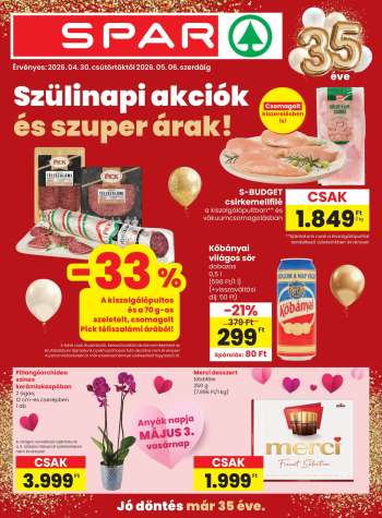 Újság SPAR - 2026.04.30 - 2026.05.06.