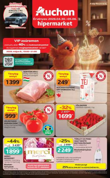 Újság Auchan - 2026.04.30 - 2026.05.06.