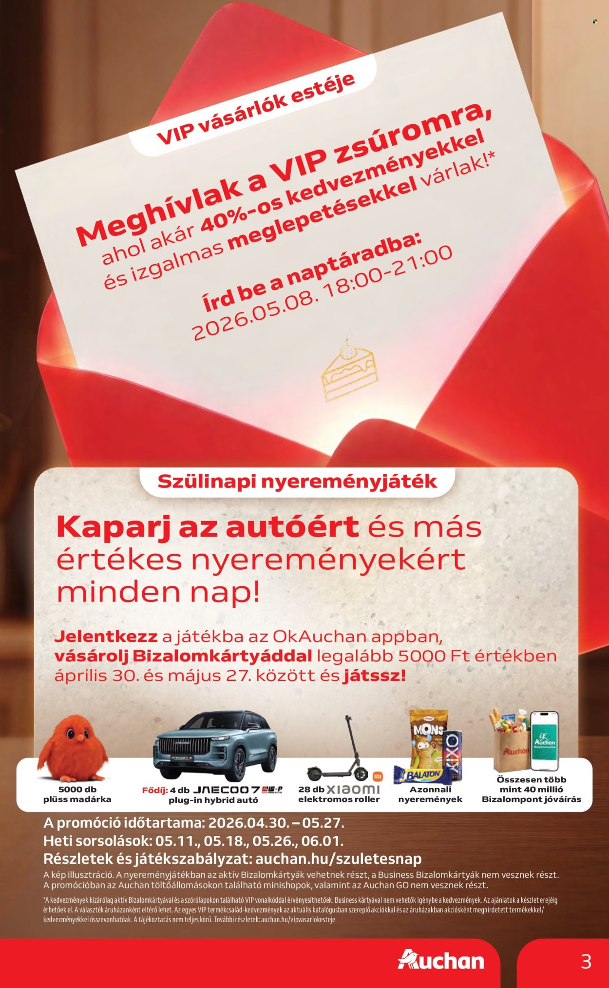 Auchan akciós újságok - 2026.04.30 - 2026.05.06. Oldal 3