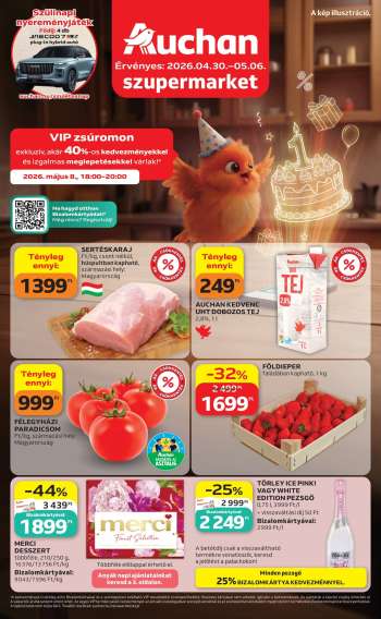 Újság Auchan - 2026.04.30 - 2026.05.06.