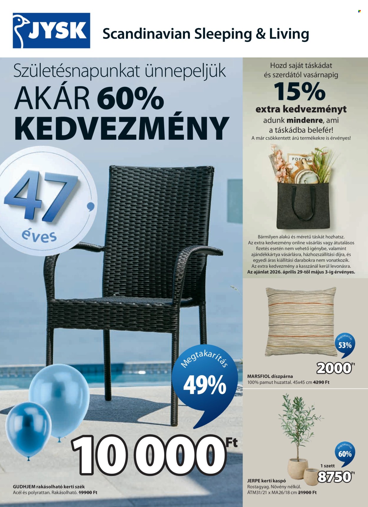 JYSK akciós újságok - 2026.04.29 - 2026.05.17. Oldal 2