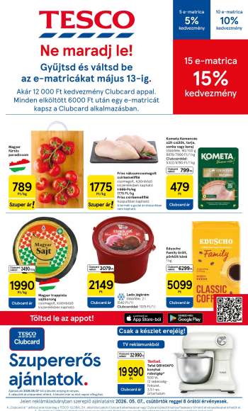 Újság TESCO - 2026.05.07 - 2026.05.13.