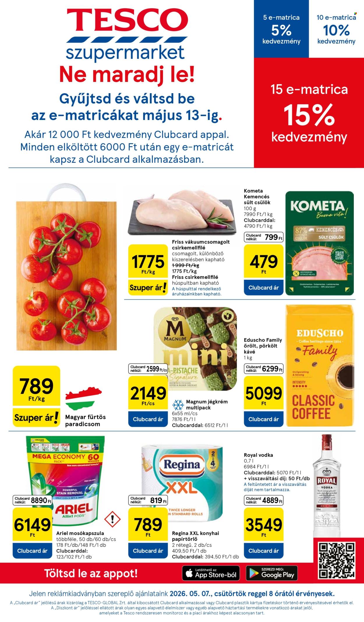 TESCO akciós újságok - 2026.05.07 - 2026.05.13. Oldal 1
