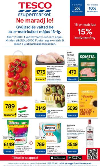 Újság TESCO - 2026.05.07 - 2026.05.13.