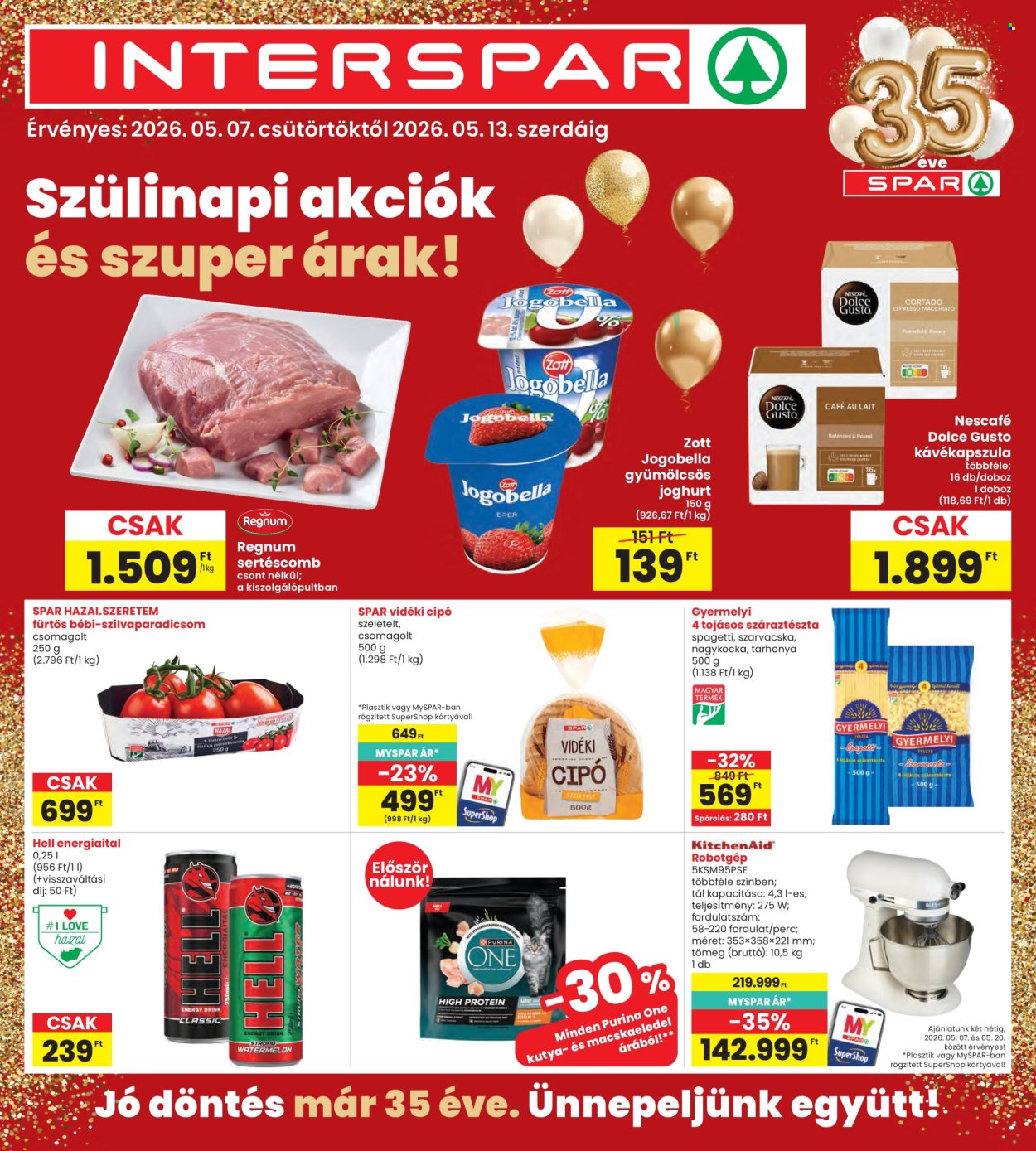 INTERSPAR akciós újságok - 2026.05.07 - 2026.05.13. Oldal 1