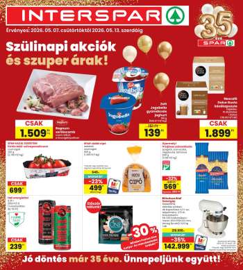 Újság INTERSPAR - 2026.05.07 - 2026.05.13.
