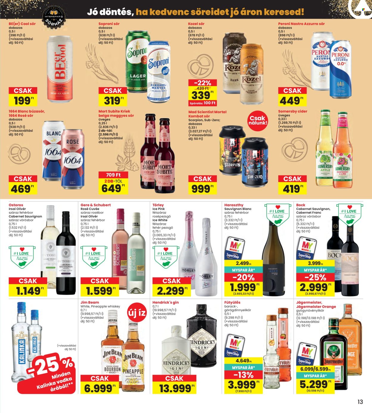 INTERSPAR akciós újságok - 2026.05.07 - 2026.05.13. Oldal 13