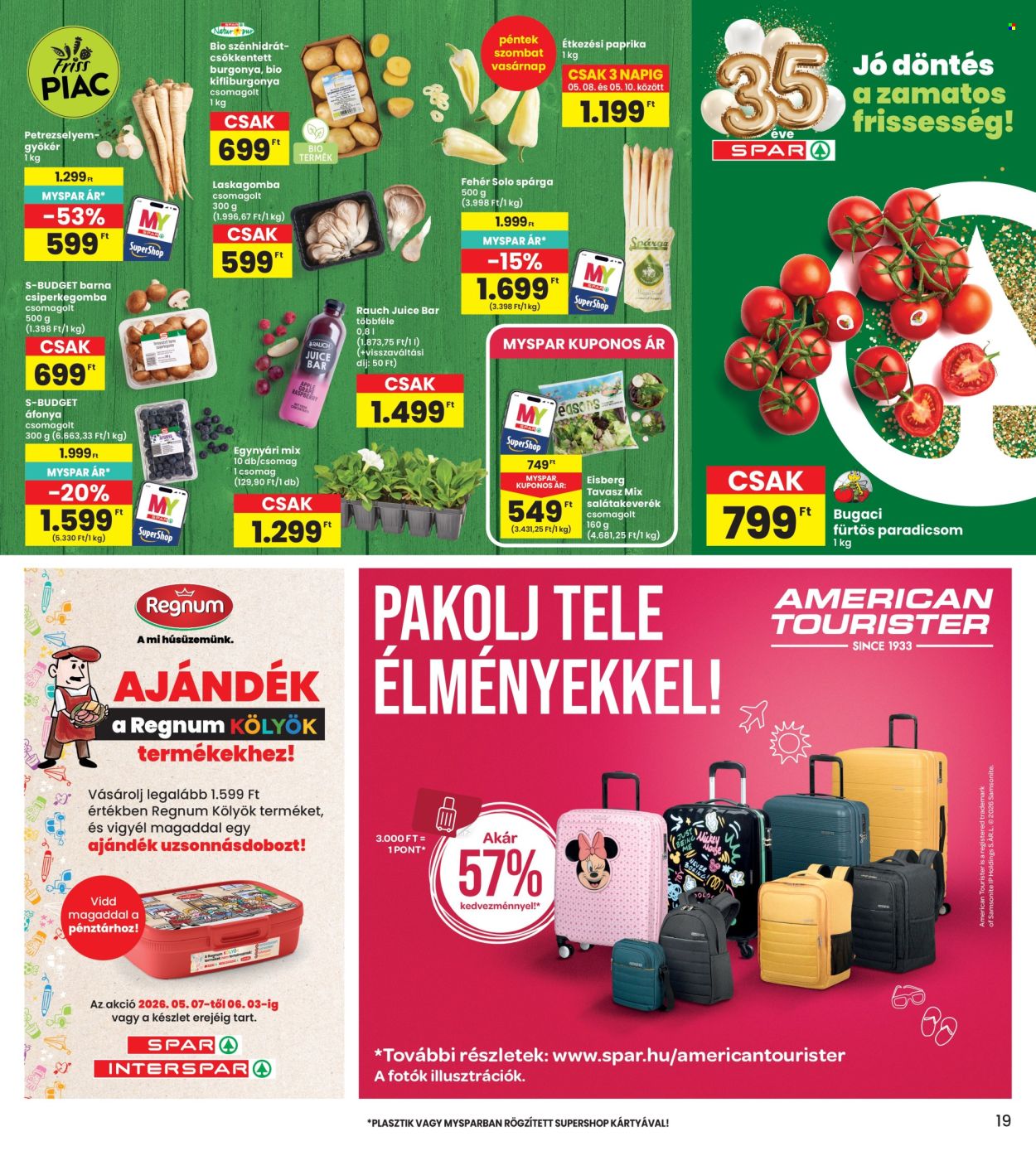 INTERSPAR akciós újságok - 2026.05.07 - 2026.05.13. Oldal 19
