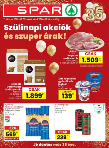 Újság SPAR - 2026.05.07 - 2026.05.13.